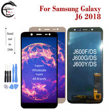 Pantalla LCD de 5,6 pulgadas para móvil, montaje de digitalizador con Sensor táctil, para SAMSUNG Galaxy J6 2018, J600, J600F/DS, J600G/DS, J62018 2024 - compra barato