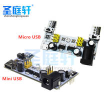 Miniinterfaz Micro USB MB102, fuente de alimentación de placa de pruebas, módulo de MB-102 para Arduino DIY Kit blanco DC 7-12V, 2 tablero de canales 2024 - compra barato