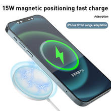 Cargador inalámbrico magnético Qi de 15W, almohadilla de carga rápida para IPhone 12, 11 Pro Max, Mini, XS, 8 PD, Samsung, Xiaomi, Huawei 2024 - compra barato