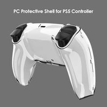 PS5 Dual Sense Skin Transparent Clear PC Cover Ultra Slim Protector Case for PlayStation 5 Controller Accessories 2024 - buy cheap