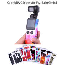 Adesivos coloridos de pvc para câmera fimi, adesivos portáteis para câmera, decalques de pele para fimi palm, acessórios gimbal 2024 - compre barato