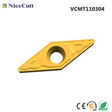 10pcs VCMT110304 tungsten carbide lathe turning insert for steel lathe tool holders Freeshipping Nicecutt 2024 - buy cheap