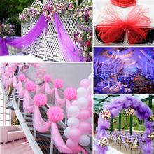 Hot 0.72*10m Tulle Bridal Party Wedding Decoration Baby Shower Spool Tutu DIY Crafts Birthday Gift Party Event Supplies 6ZSH802 2024 - buy cheap