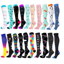 Compression Socks Women Men Outdoor Cycling Long Pressure Stockings Best For Running Athletic Crossfit Flight Travel Nurses 2024 - buy cheap