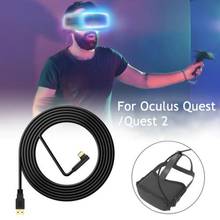 Cable de carga de línea de datos de 2,4 GB y 5M para auriculares Oculus Quest/2 Link VR, USB 3,1, USB-A de transferencia de datos, Cable tipo C, accesorios de VR, en oferta 2024 - compra barato