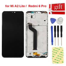 5.84" For Xiaomi Mi A2 Lite LCD Display Screen For Xiaomi Redmi 6 Pro LCD Panel Touch Screen Digitizer Sensor Assembly Frame 2024 - buy cheap
