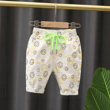 Ropa Unisex para niños, pantalones cortos de playa de ocio, pantalones cortos elásticos para niños, pantalones de chándal de dibujos animados hermosos para niños de 2 a 6 años 2024 - compra barato