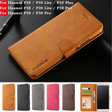 P10 Lite P9 P20 pro Leather flip Case For Huawei P30 lite P30 Pro Mate20 Mate10 lite Honor 8X 9X10lite P smart 2019 Wallet cover 2024 - buy cheap