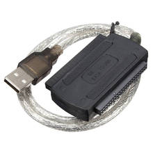 USB 2,0 переходник для IDE SATA кабель жесткого диска адаптер кабель для ПК 2,5 "3,5" HDD жесткий диск 2024 - купить недорого