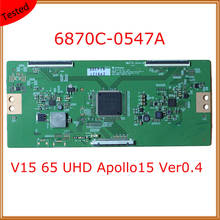 6870C-0547A T CON Board 6870C Placa TV LG T-con Board сменная плата V15 65 UHD Apollo15 Ver0.4 TCON Display Equipment 2024 - купить недорого