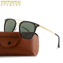 Keithion óculos de sol com lentes polarizadas, clássico, masculino, feminino, proteção uv400 2024 - compre barato
