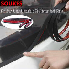 Car Rear Windshield Wiper Trim Moulding Seal Strip For Renault Megane 2 Duster Clio Honda Civic Fit VW touareg MK5 Mazda 3 6 CX5 2024 - buy cheap