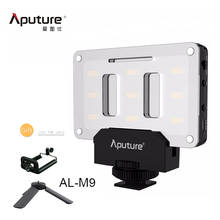 Aputure-Luz LED de AL-M9 para, luz de relleno para cámara, luces SMD de bolsillo, pequeña, TLCI/CRI 95 +, 9 Uds. 2024 - compra barato