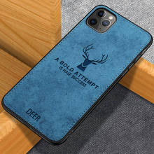Business Man Cloth Case for iphone 11 12 Mini Pro Max SE 2020 7 8 6 6S Plus XS Max X XR XS Deer Cover 2024 - купить недорого