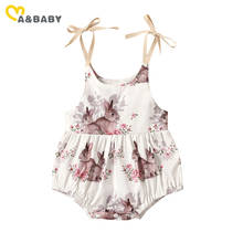 Ma&Baby 0-24M Summer Easter Bunny Newborn Infant Baby Girl Romper Cartoon Flower Sleeveless Jumpsuit Baby Clothing Costumes 2024 - buy cheap