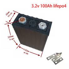Lifepo4 3,2 v 100Ah литиевая батарея Пластик аккумулятор для diy 24v 48V солнечной энергии ветра автомобиля Панели солнечные RV 2024 - купить недорого