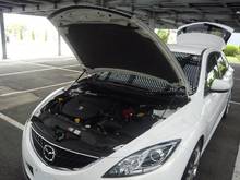 Передний капот для Mazda6 Ultra GH Atenza 2007-2012, газовые стойки, амортизатор пружины из углеродного волокна 2024 - купить недорого