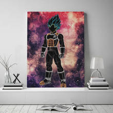 Póster de Prince Vegeta DBZ ultra super, impresiones de decoración artística de pared para sala de estar, habitación de niños, decoración del hogar y dormitorio 2024 - compra barato