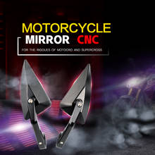 Motorcycle Handlebar Bar End Mirror for GROM MSX Monkey CB300 CB400 CB650 Z900 Z650 Z400 Z250 Z125 MT03 SV650 GSXS750 MONSTER 2024 - buy cheap