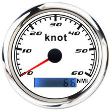 85MM Car GPS Speedometer Gauge 60 Knot Speed Odometer 12V/24V With GPS Antenna For Boat Motorcycle Marine Auto 2024 - buy cheap