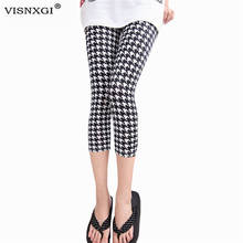 VISNXGI-pantalones Capris estampados para mujer, Leggings de cintura alta con estampado Floral de camuflaje, pantalones elásticos de poliéster para Fitness 2024 - compra barato