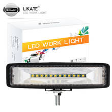 Lk luzes estroboscópicas de led longas, 12v 24v, luz estroboscópica super fina de 12 led para carro e caminhão 2024 - compre barato