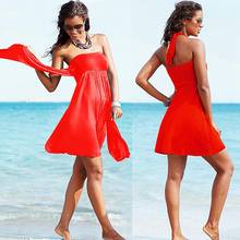 Vestido de praia com revestimento, roupa de banho para mulheres, moda praia, túnica de virilha 2024 - compre barato