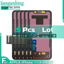 5PCS Incell AMOLED LCD For iPhone 11 X XR XS 11Pro LCD Display With Touch Screen Digitizer Assembly Replacement Parts 2024 - buy cheap