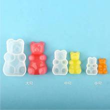 Silicone Mold Gummy Bear Shape Candy Cake Chocolate Fondant Resin Pendant Casting Molds Jewelry DIY 2024 - buy cheap