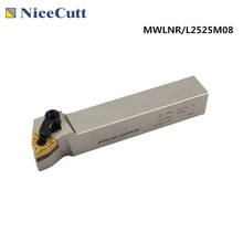 Nicecutt Lathe Tools MWLNR2525M08 MWLNL2525M08 External Turning Tool Holder For Tungsten Carbide Insert WNMG0804 2024 - buy cheap