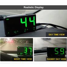 2021 novo c80 digital carro hud head up display gps velocímetro medidor de velocidade excesso velocidade warnin 2024 - compre barato