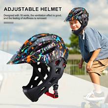 43-54cm LED Cycling Safety Helmet Adjustable Child Bicycle Helmet MTB Bike Helmet for Skating 2024 - buy cheap