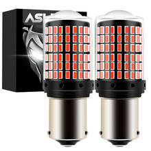 Bombillas LED para intermitente, 3014 144smd Canbus S25 1156 P21W BA15S LED BAY15D BAU15S PY21W T20 led 7440 7443 W21W 1157, 2 uds. 2024 - compra barato
