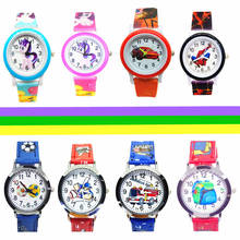 Children Watch Cartoon 17 Patterns for Fire Truck Duck Dog Pony Kid Watch for Boy Girl Baby Learning Clock Best Birthday Gift 2024 - buy cheap