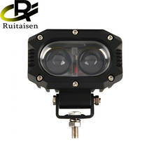 Barra de luz led offroad 4 ", 50w, 2d, super brilhante, luz de trabalho, barra de luz inundação drl 4x4, barra atv, lada 4wd, caminhão, carro, suv 2024 - compre barato