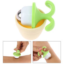 Cute Mini Potted Plant Shaped Massager Handheld Body Manual Massager Roller Ball Bead Relaxation Neck Foot Face Lift Beauty Tool 2024 - buy cheap