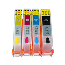 4 вида цветов чернильный картридж HP 862 с чипом ARC для принтера HP Photosmart 5510 6510 7510 B110a B209a B210a 2024 - купить недорого