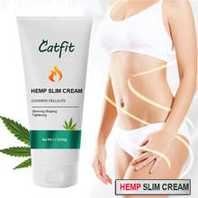 CatFit Natural Ginger Hemp oil Accelerates Fat Burning Cream Anti-cellulite Full Body Slimming Weight Loss Massage Cream 2024 - buy cheap