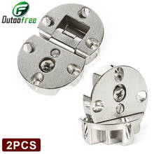 2pcs Cabinet door flap hidden Hinges micircle hinges Furniture Hardware High Quality 2024 - buy cheap