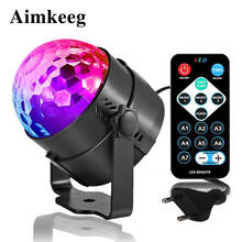 Mini Disco DJ Stage Light Sound Activated Laser Light DJ Lighting Effect LED Disco Ball Lamp for Dance Floor 2024 - buy cheap