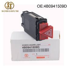 4B0941509D New Hazard Warning Light Switch Flasher Turn Signal Relay Dash Red Button For Audi A6 S6 RS6 C5 1999-2005 2024 - buy cheap