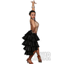 Latin Dance Skirt Women Black Dance Skirt Ladies Rumba Tango Dress Practice Wear Modern Dancing Skirt Latin Dress Women BL3974 2024 - buy cheap