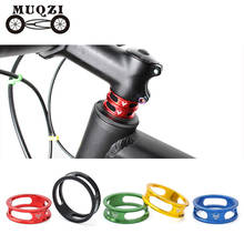 MUQZI 28.6MM Aluminum Alloy Fork Washer Steering Gasket MTB Road Fixed Gear Bike 10mm Headset Stem Spacers Cycling Accessories 2024 - buy cheap