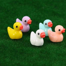 Resin Miniature Figurine Ornaments Mini Yellow Duck Figurine Miniature For Fairy Garden Easter Decor Crafts 2024 - buy cheap