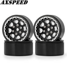 Axspeed-rodas beadlock com aro de liga de alumínio, 1.9 polegadas, para crawler modelo 1/10 rc, axial, scx10, peças para escalada 2024 - compre barato