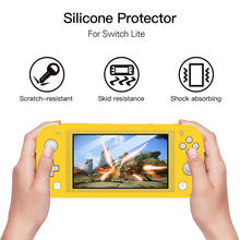 Accesorios para nintendos-switch Lite, Fundas protectoras sólidas de silicona, diseño antideslizante, fundas Dockable 2024 - compra barato