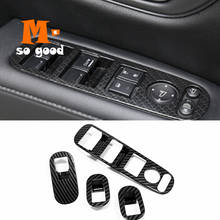 Lift Control Switch Panel Cover Trim 2015 2016 2017 Accessories Door Window Glass Carbon Fibre for Honda HRV HR-V Bezel vezel 2024 - buy cheap