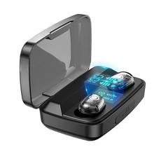Беспроводной Bluetooth наушники Aptx 6D стерео наушники светодиодный Дисплей M13C наушники-вкладыши TWS с Беспроводной гарнитура Bluetooth с зарядный чехол с микрофоном 2024 - купить недорого