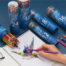 24/36/48 Набор цветных карандашей цветные карандаши для рисования художника apices цветные канцелярские принадлежности для школьных принадлежностей 2024 - купить недорого