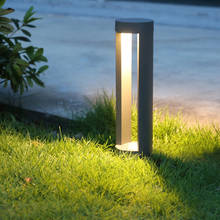 Thrisdar 40CM 60CM Outdoor Garden Lawn Light Modern Waterproof Landscape Pillar Light Villa Courtyard Pathway Bollard Light 2024 - buy cheap